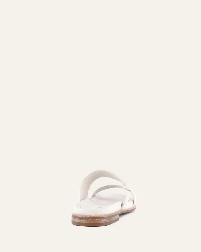 FLAT SANDALS Women jomercer Hayes flat sandals off white leather FLAT SANDALS Women jomercer Hayes flat sandals off white leather