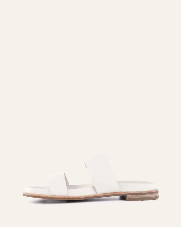 FLAT SANDALS Women jomercer Hayes flat sandals off white leather FLAT SANDALS Women jomercer Hayes flat sandals off white leather