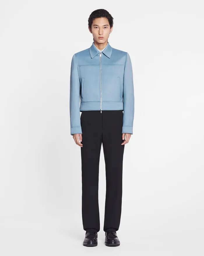 Floral Embroidery Zipped Jacket Lunar Men Lanvin Coats and Jackets Floral Embroidery Zipped Jacket Lunar Men Lanvin Coats and Jackets