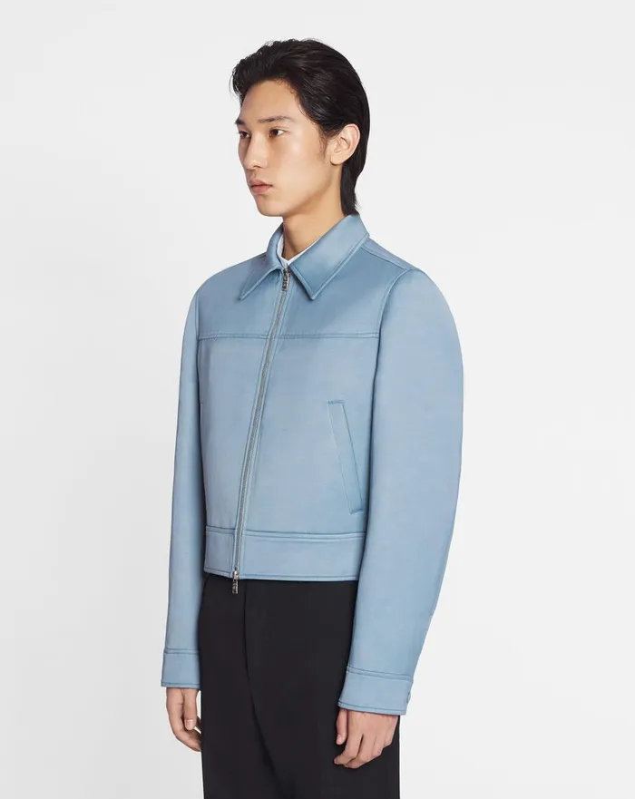 Floral Embroidery Zipped Jacket Lunar Men Lanvin Coats and Jackets Floral Embroidery Zipped Jacket Lunar Men Lanvin Coats and Jackets