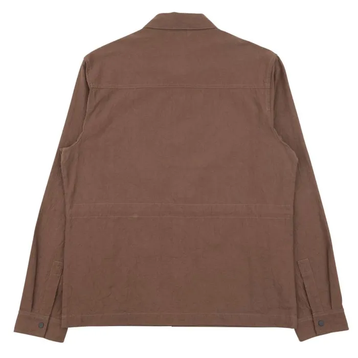 Folk Clothing Outerwear Assembly Jacket 8211 Ash Brown Crinkle 8211 Mens