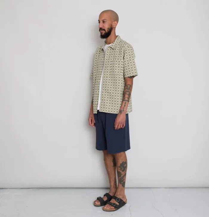 Folk Clothing Shirts Gabe Shirt 8211 Sage Tapestry 8211 Mens