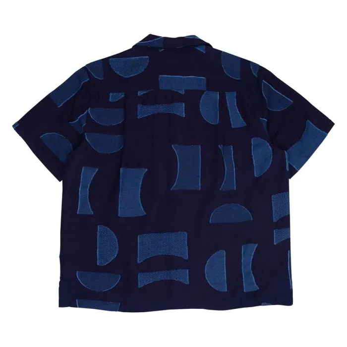 Folk Clothing Shirts Relaxed Soft Collar Shirt 8211 Indigo Moon DP 8211 Mens
