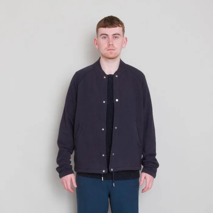 Folk Clothing Sweatshirts Signal Bomber 8211 Soft Black 8211 Mens