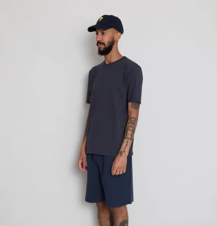 Folk Clothing TShirts Contrast Sleeve Tee 8211 Graphite 8211 Mens