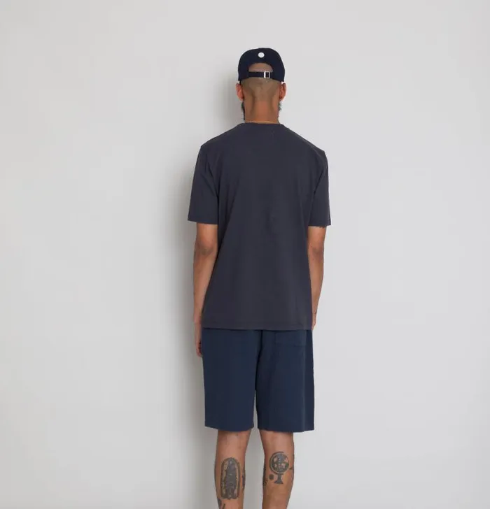 Folk Clothing TShirts Contrast Sleeve Tee 8211 Graphite 8211 Mens