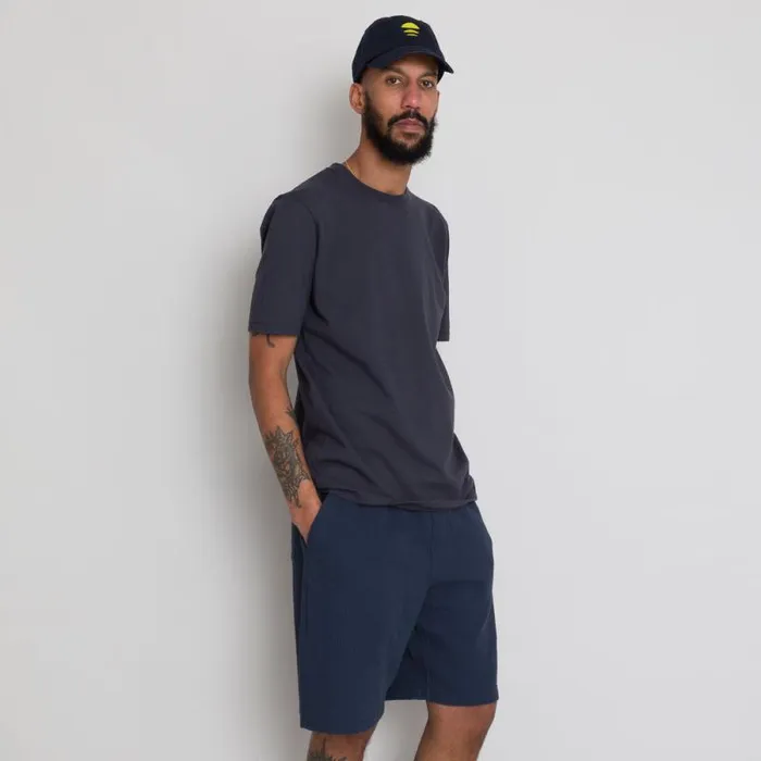 Folk Clothing TShirts Contrast Sleeve Tee 8211 Graphite 8211 Mens