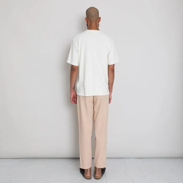 Folk Clothing TShirts Relaxed Assembly Tee 8211 Stone Terry DP 8211 Mens
