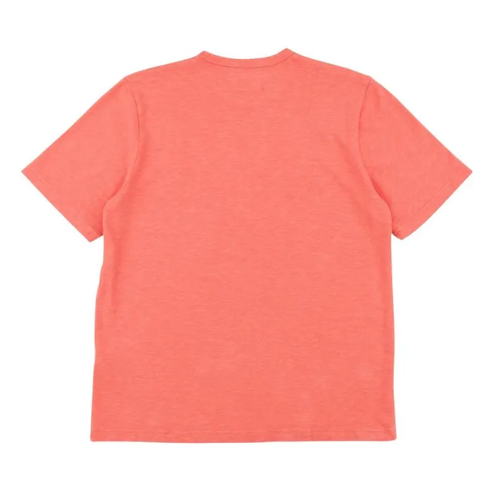 Folk Clothing TShirts Slub Tee 8211 Coral 8211 Mens