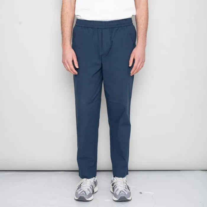 Folk Clothing Trousers Drawcord Assembly Pant 8211 Ash Navy Crinkle 8211 Mens