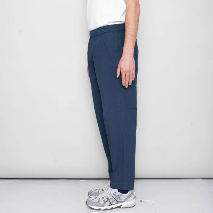 Folk Clothing Trousers Drawcord Assembly Pant 8211 Ash Navy Crinkle 8211 Mens