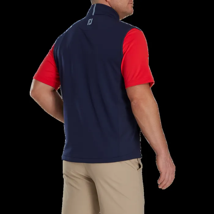 FootJoy Base MidLayers Men ThermoSeries Fleece Back Vest 8211 FJ Tour Collar Navy FootJoy Base MidLayers Men ThermoSeries Fleece Back Vest 8211 FJ Tour Collar Navy