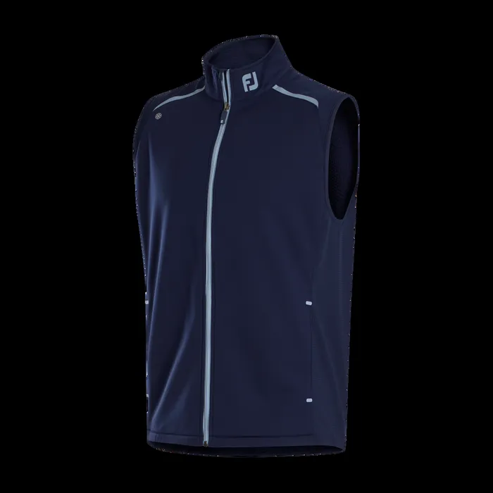 FootJoy Base MidLayers Men ThermoSeries Fleece Back Vest 8211 FJ Tour Collar Navy FootJoy Base MidLayers Men ThermoSeries Fleece Back Vest 8211 FJ Tour Collar Navy