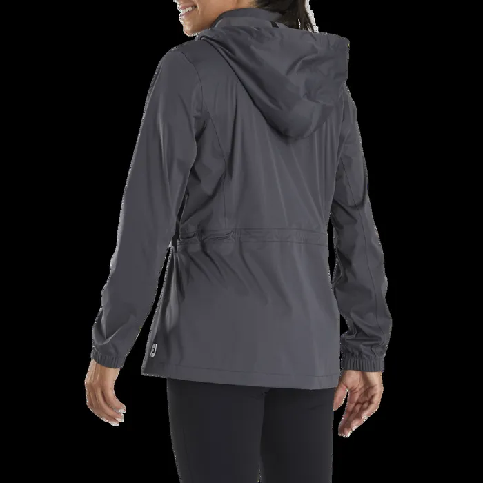 FootJoy Outer Layers Women HydroKnit Rain Jacket Charcoal FootJoy Outer Layers Women HydroKnit Rain Jacket Charcoal