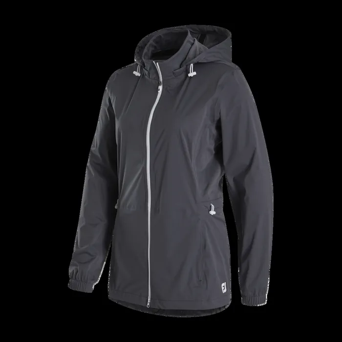 FootJoy Outer Layers Women HydroKnit Rain Jacket Charcoal FootJoy Outer Layers Women HydroKnit Rain Jacket Charcoal
