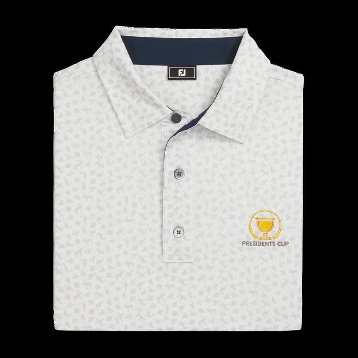 FootJoy Shirts Men 2024 Presidents Cup Montreal Lisle White