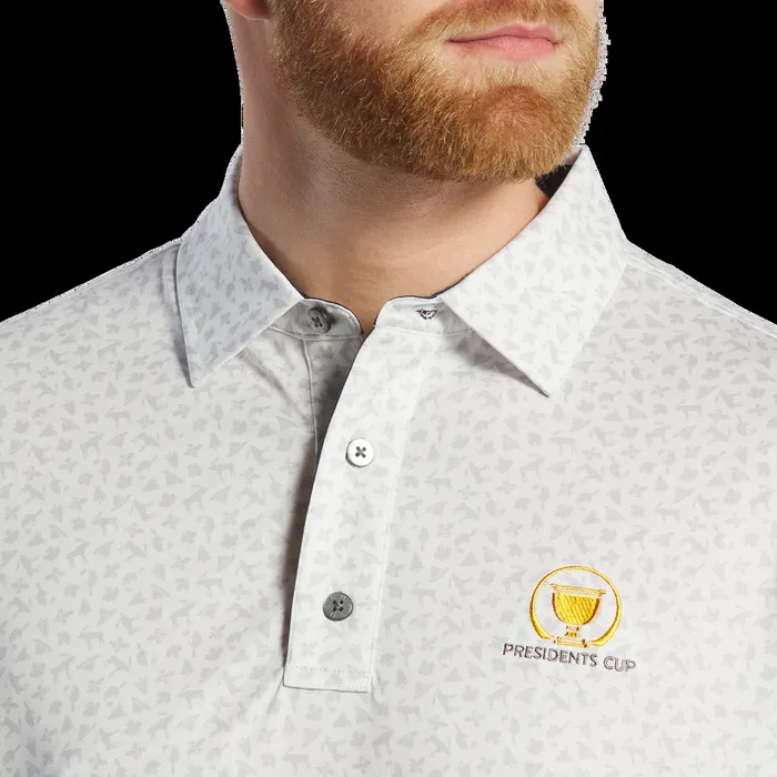 FootJoy Shirts Men 2024 Presidents Cup Montreal Lisle White