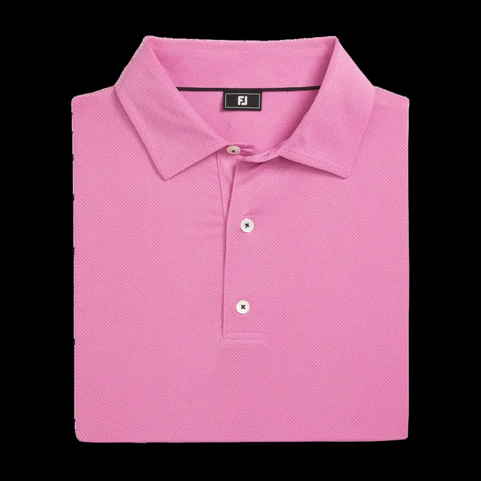 FootJoy Shirts Men Tonal Dot Lisle Pink