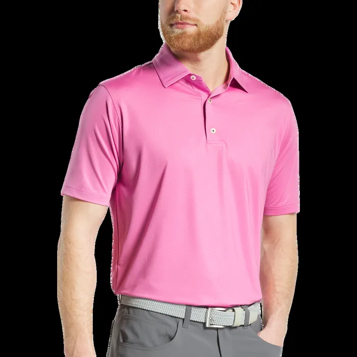 FootJoy Shirts Men Tonal Dot Lisle Pink FootJoy Shirts Men Tonal Dot Lisle Pink