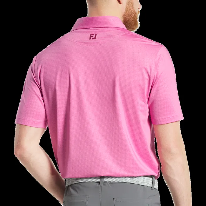 FootJoy Shirts Men Tonal Dot Lisle Pink FootJoy Shirts Men Tonal Dot Lisle Pink
