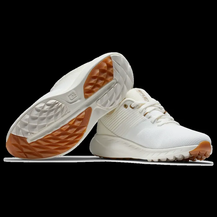 FootJoy Spikeless Women Flex White Beige