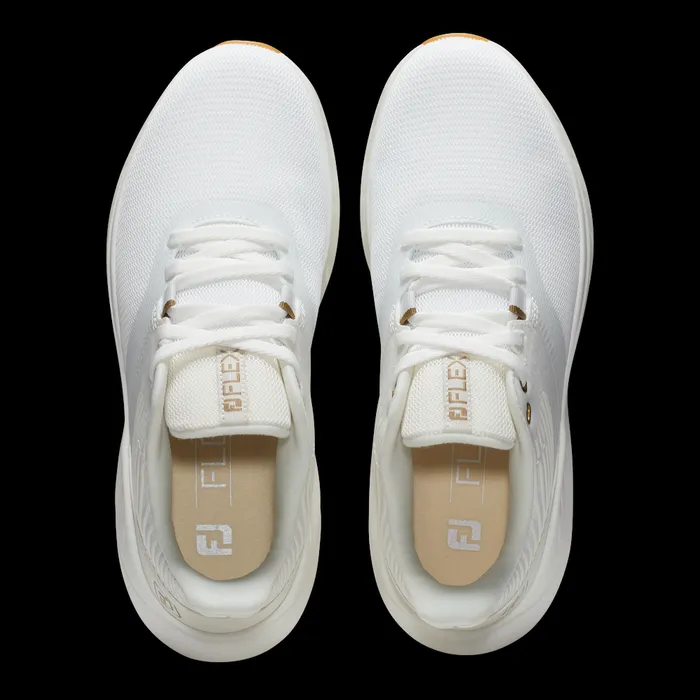 FootJoy Spikeless Women Flex White Beige