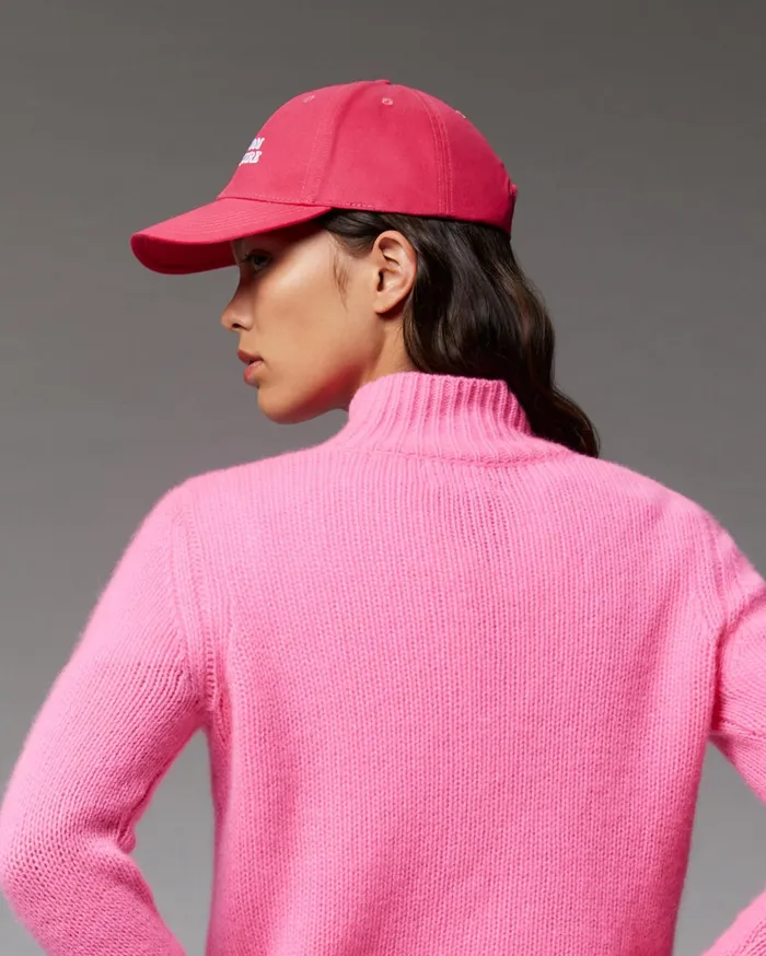 From Future Caps From Future Logo Curved Peak Cap Neon Pink