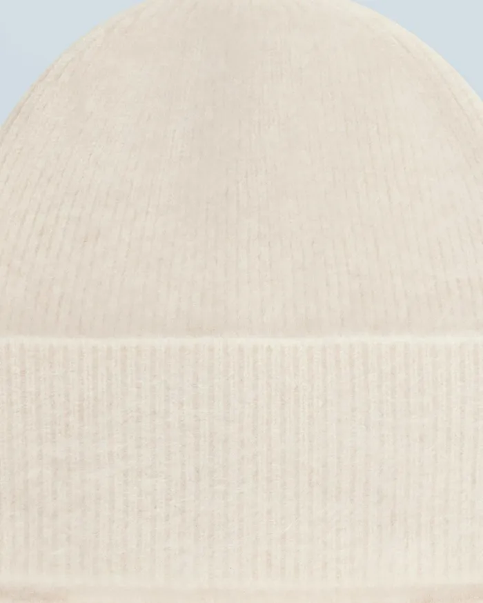 From Future Cashmere Beanies Cuffed Beanie White