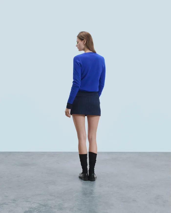 From Future Cashmere Sweaters Women Basic VNeck Sweater Utopic Corail