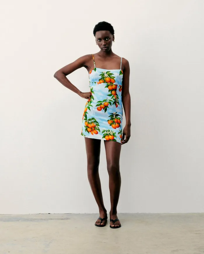 From Future Dresses and Jumpsuits Women Billie Short Strap Dress Orange Sky