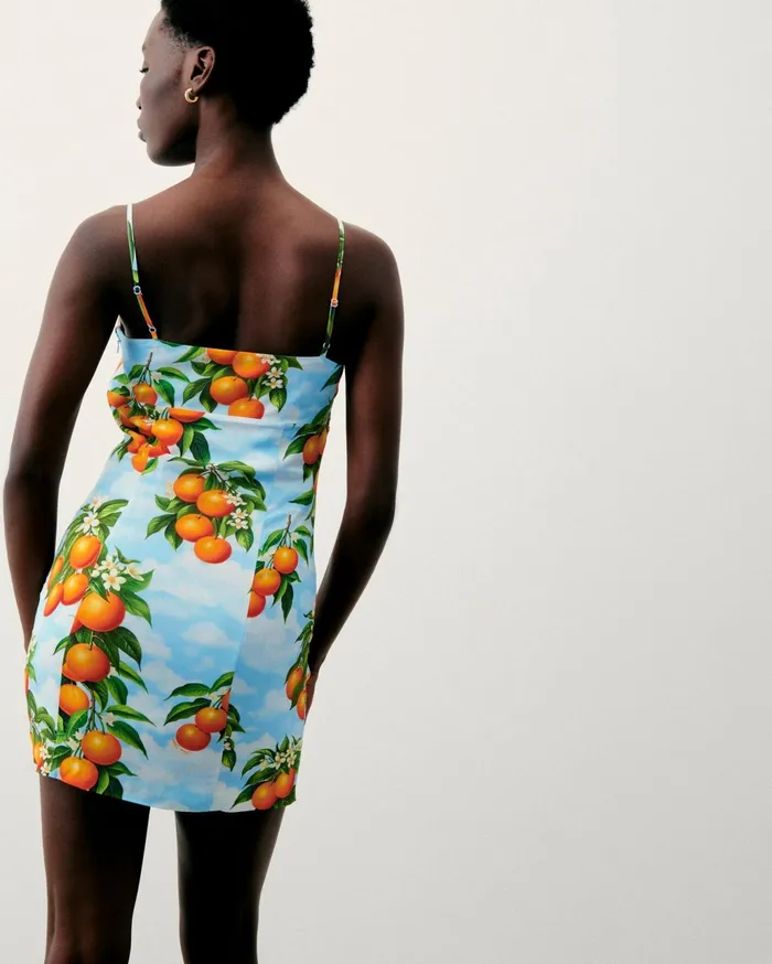 From Future Dresses and Jumpsuits Women Billie Short Strap Dress Orange Sky