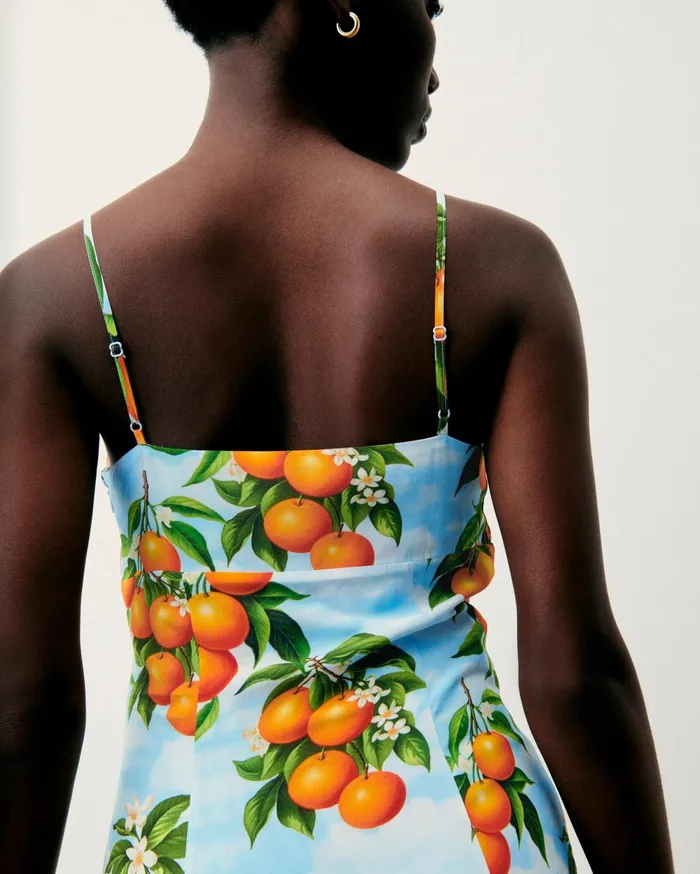 From Future Dresses and Jumpsuits Women Billie Short Strap Dress Orange Sky
