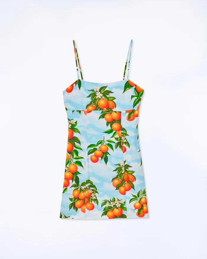 From Future Dresses and Jumpsuits Women Billie Short Strap Dress Orange Sky