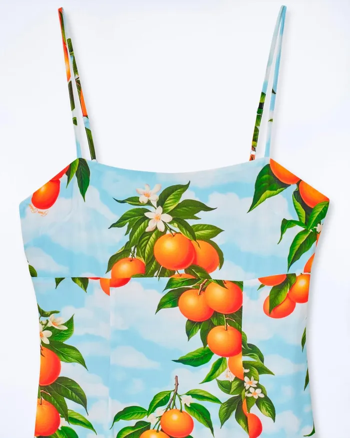 From Future Dresses and Jumpsuits Women Billie Short Strap Dress Orange Sky