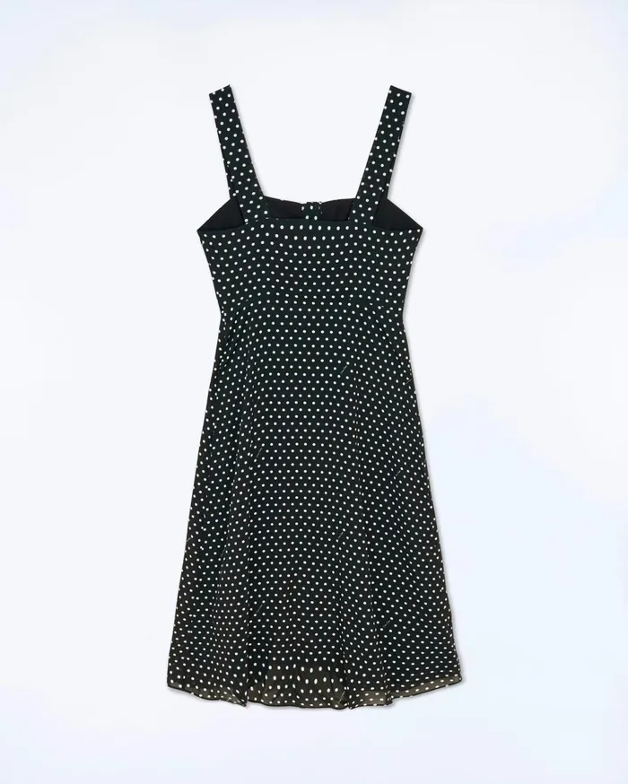 From Future Dresses and Jumpsuits Women Leatitia Long Strap Dress Black Dots