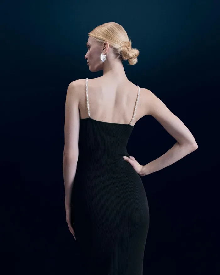 From Future Dresses and Jumpsuits Women Long Strap Dress Black