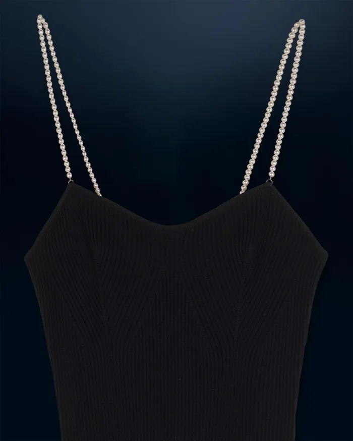 From Future Dresses and Jumpsuits Women Long Strap Dress Black