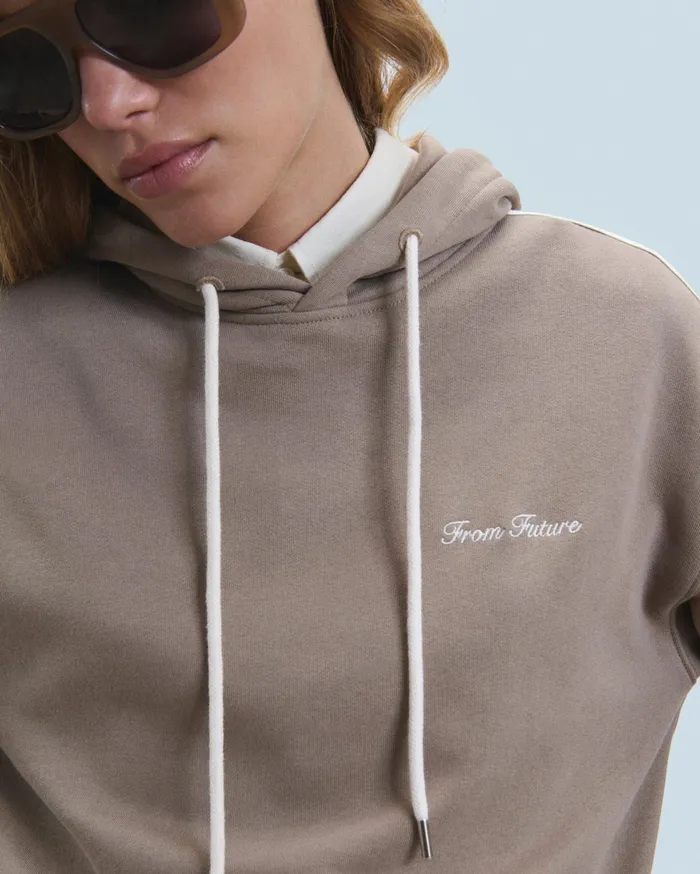 From Future Hoodies Women Future Hoodie Sweatshirt Taupe