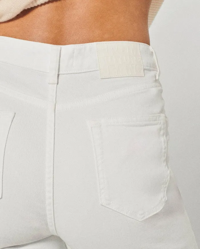 From Future Jeans Women Jude Bootcut Jeans White
