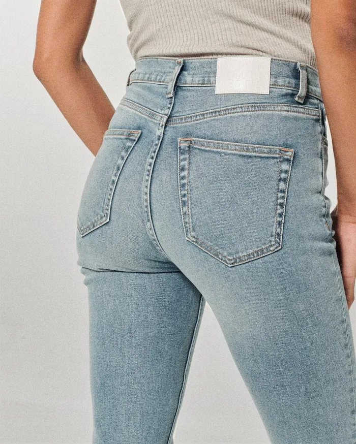 From Future Jeans Women Slim Fit Johnny Jeans Light Blue