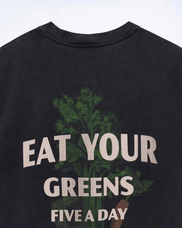 From Future Shirts and TShirts Men Crewneck Short Sleeve TShirt Washed Black