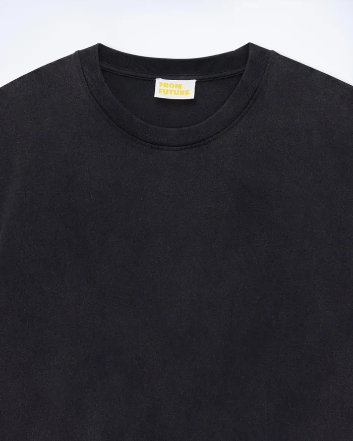 From Future Shirts and TShirts Men Crewneck Short Sleeve TShirt Washed Black