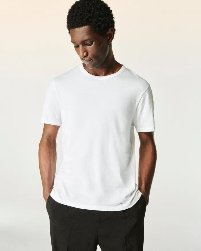 From Future Shirts and TShirts Men Plain Crewneck TShirt Khaki