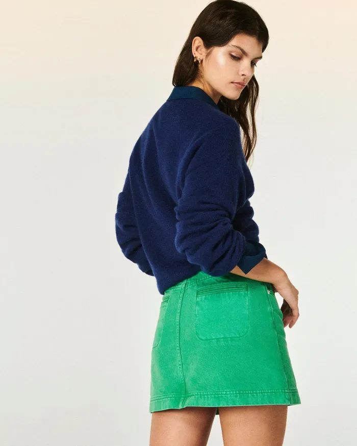 From Future Skirts Women Mini Skirt Tropical Green