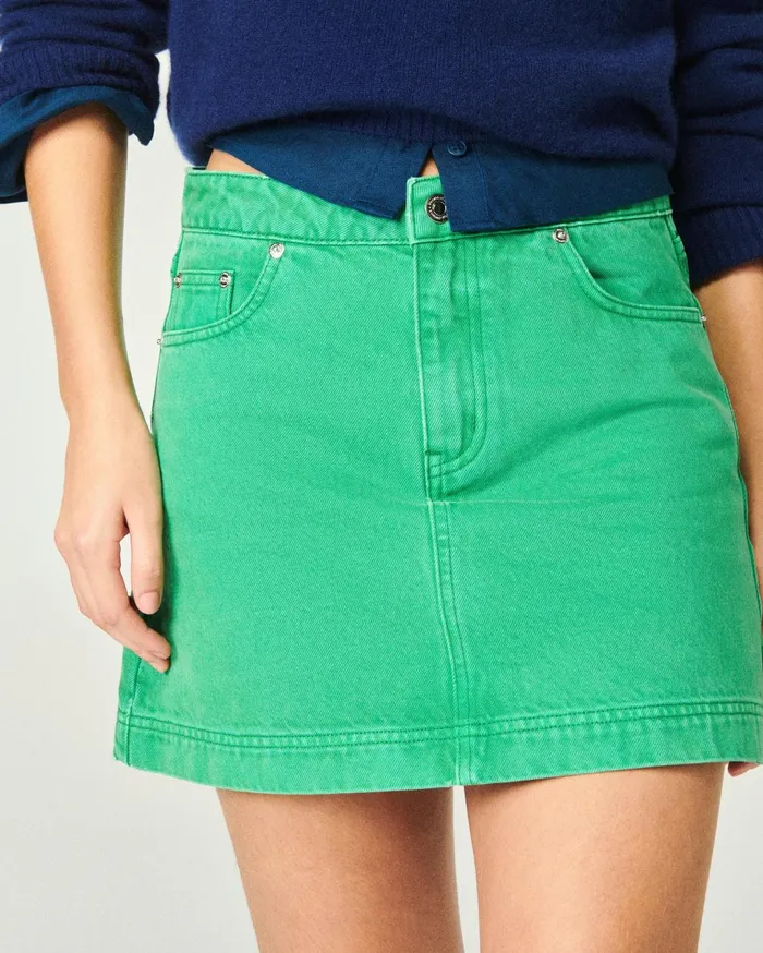 From Future Skirts Women Mini Skirt Tropical Green