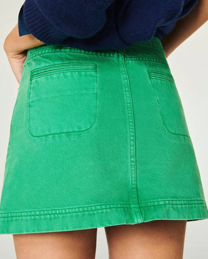 From Future Skirts Women Mini Skirt Tropical Green