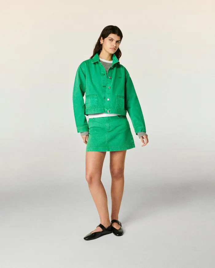 From Future Skirts Women Mini Skirt Tropical Green