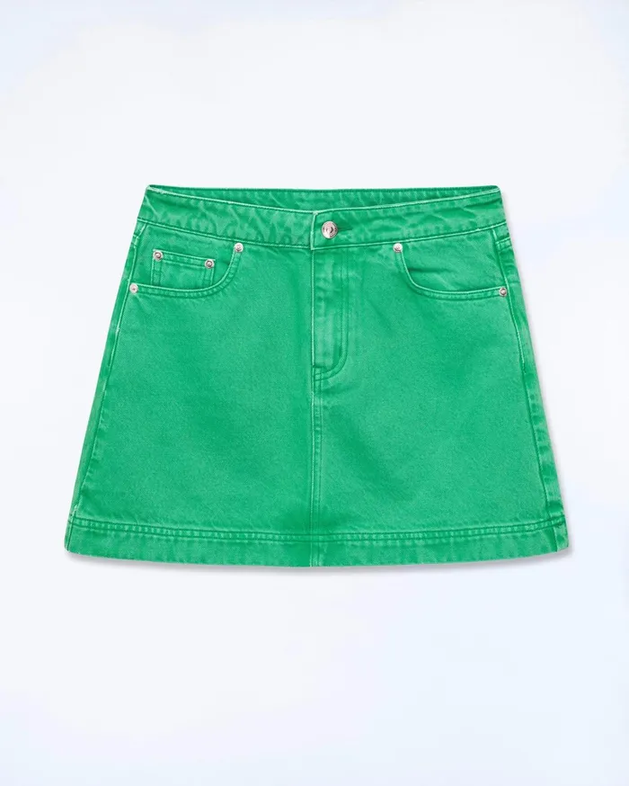 From Future Skirts Women Mini Skirt Tropical Green