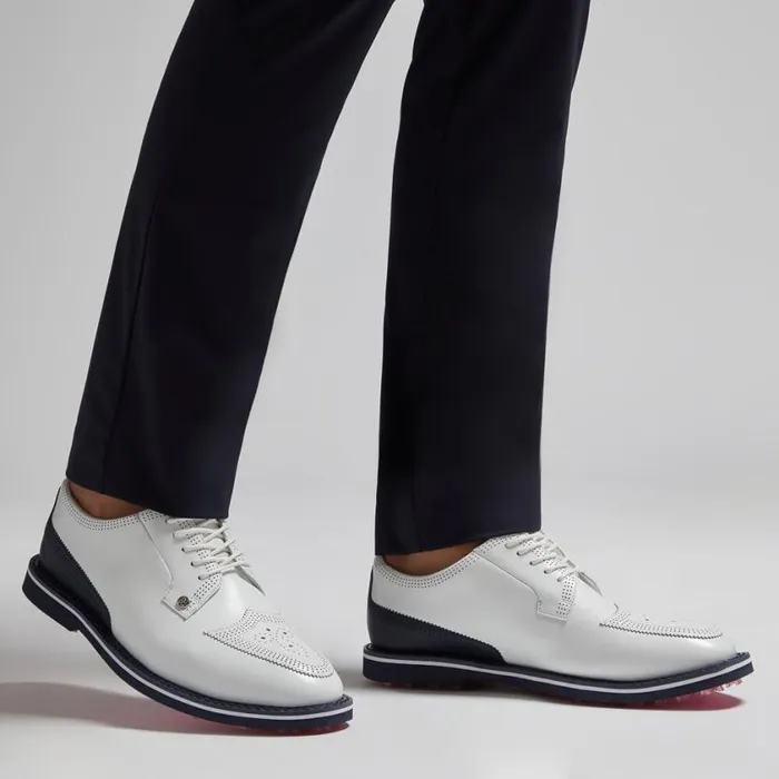GFORE Golf Shoes Men GALLIVANTER FULL GRAIN LEATHER BROGUE GOLF SHOE Snowtwilight