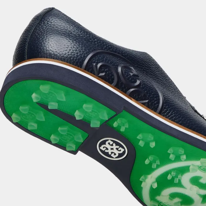 GFORE Golf Shoes Men GALLIVANTER PEBBLE LEATHER SPLIT TOE GOLF SHOE Twilight